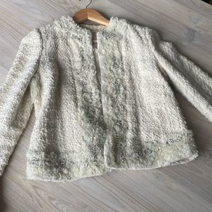 Gorgeous diamond and pearl blazer worn once perfect condition!